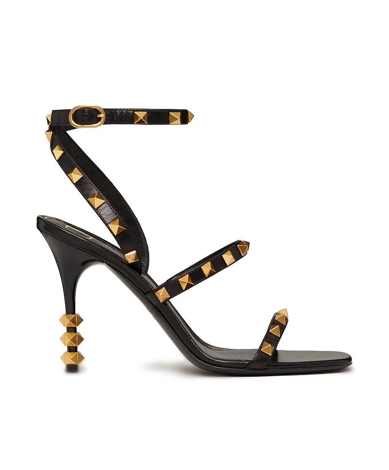 SANDALE ROCKSTUD EN CHEVREAU