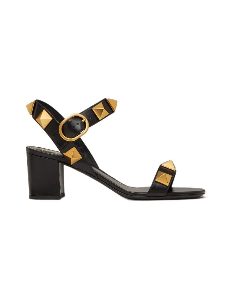 SANDALE ROMAN STUD EN CUIR DE VEAU