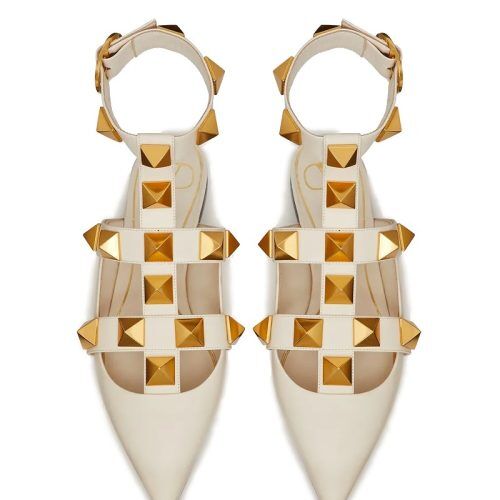 BALLERINES ROMAN STUD EN CUIR DE VEAU thumbnail 4