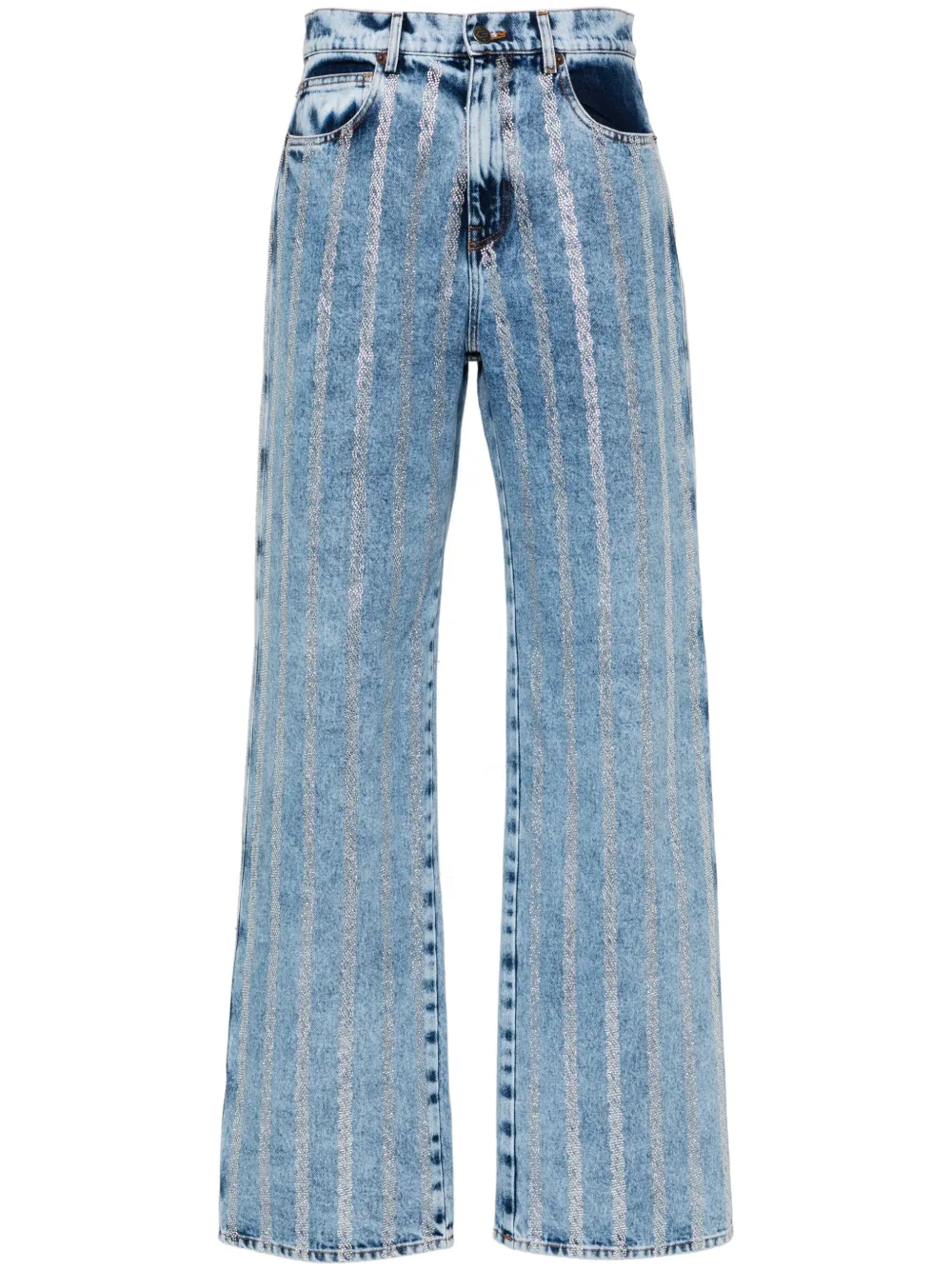 MARBELD JEANS WITH CRYSTAL 