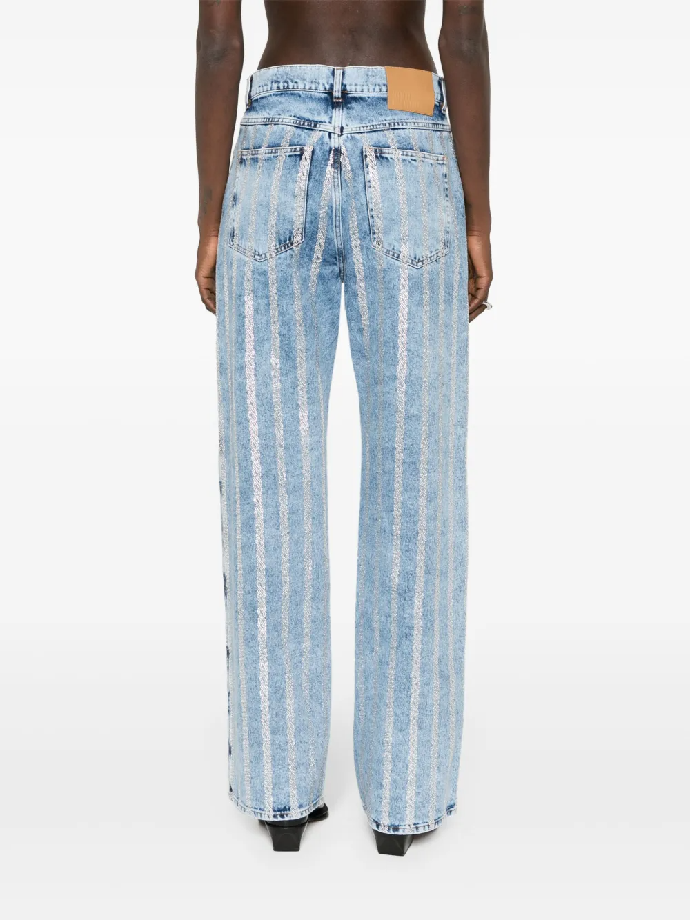 MARBELD JEANS WITH CRYSTAL  thumbnail 3