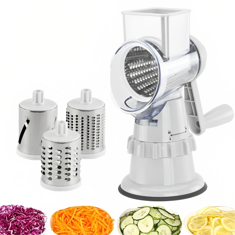 Mandoline de Cuisine 3 en 1 – Coupe-Légumes Multifonction Manuelle thumbnail 3