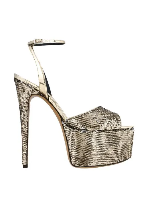 Escarpins plateforme À sequins
