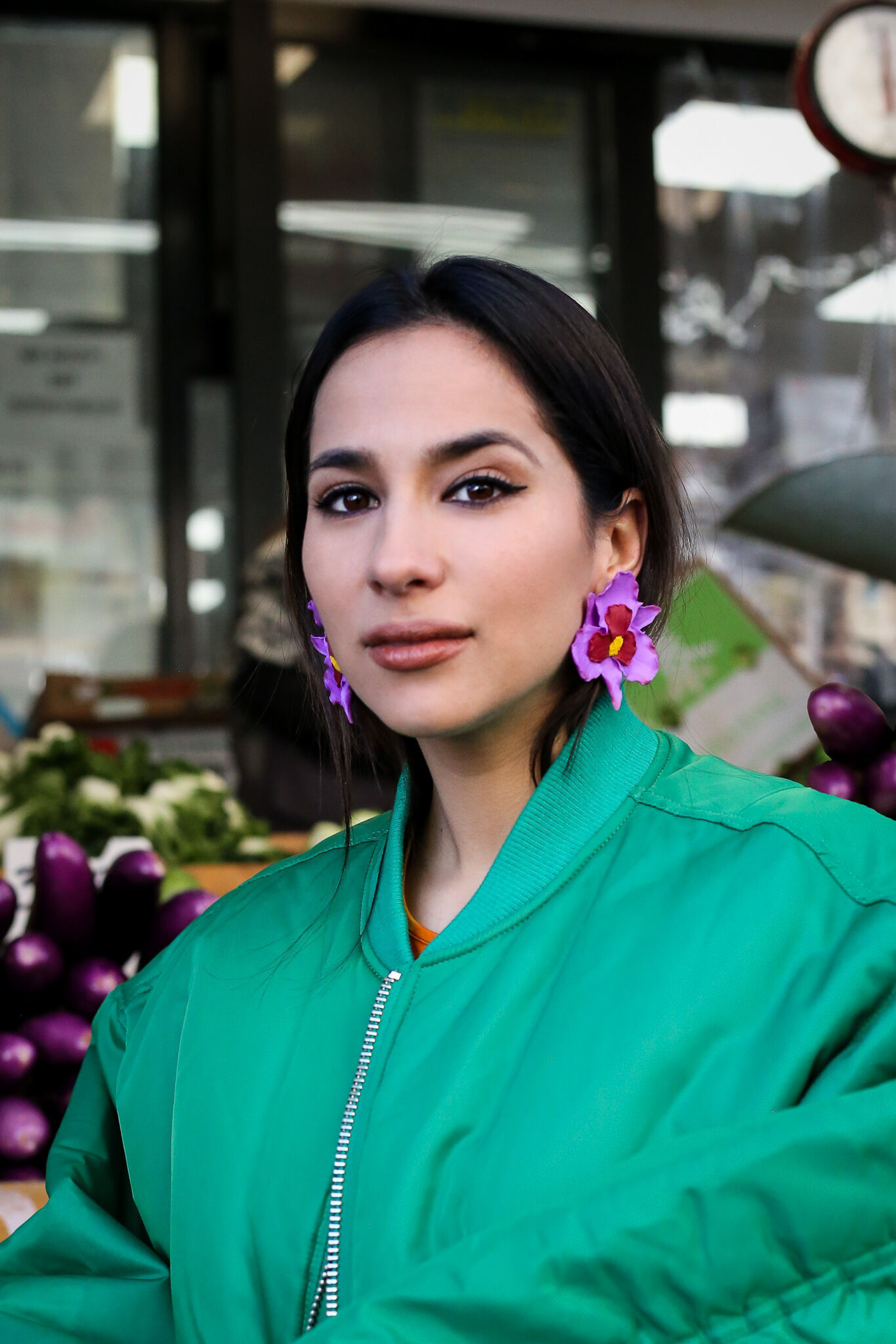 Purple Orchids - Boucles d’oreilles