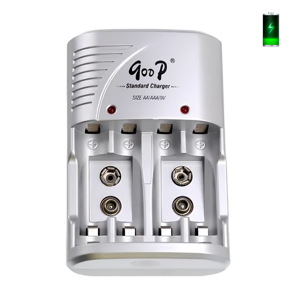  Chargeur de Piles Rechargeables