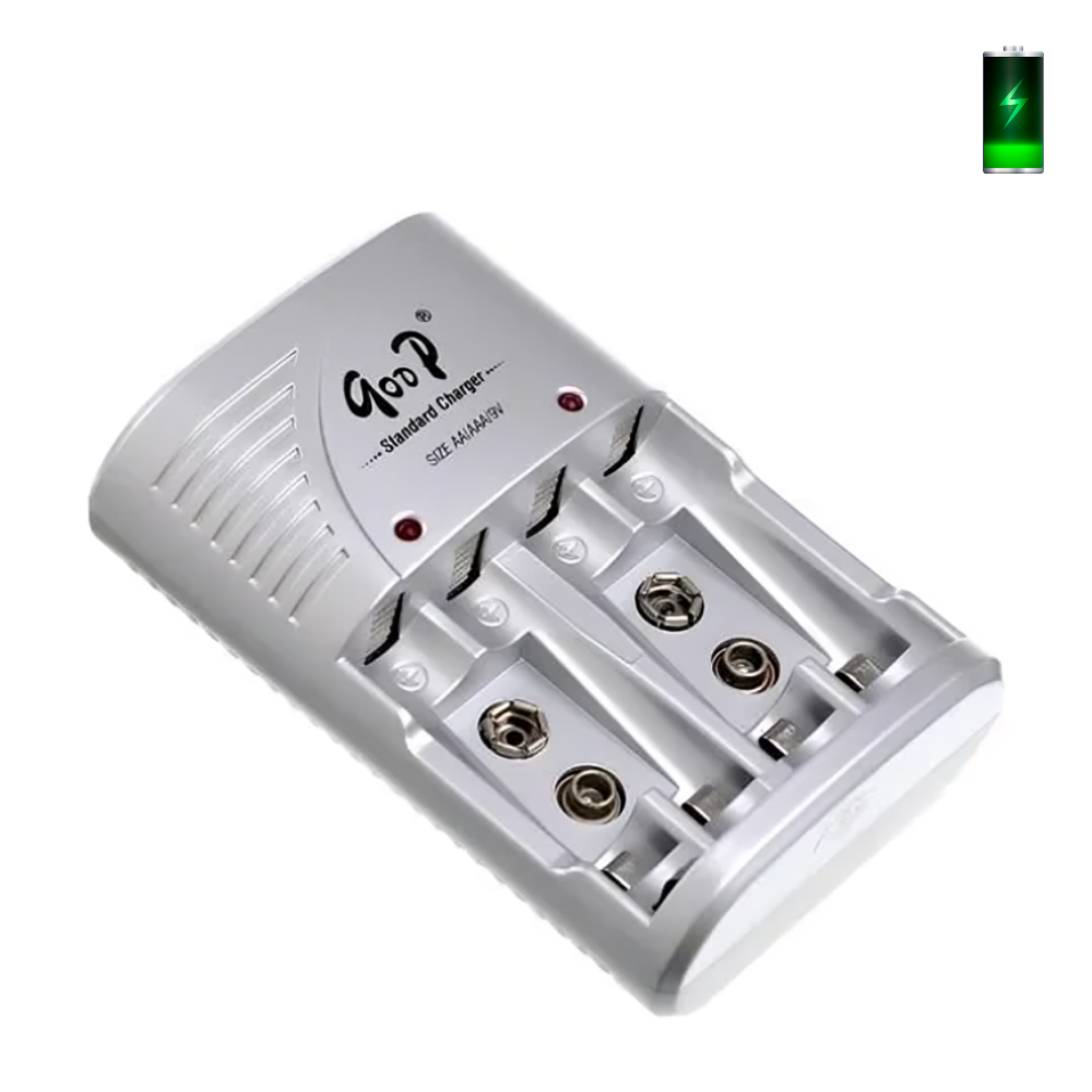  Chargeur de Piles Rechargeables