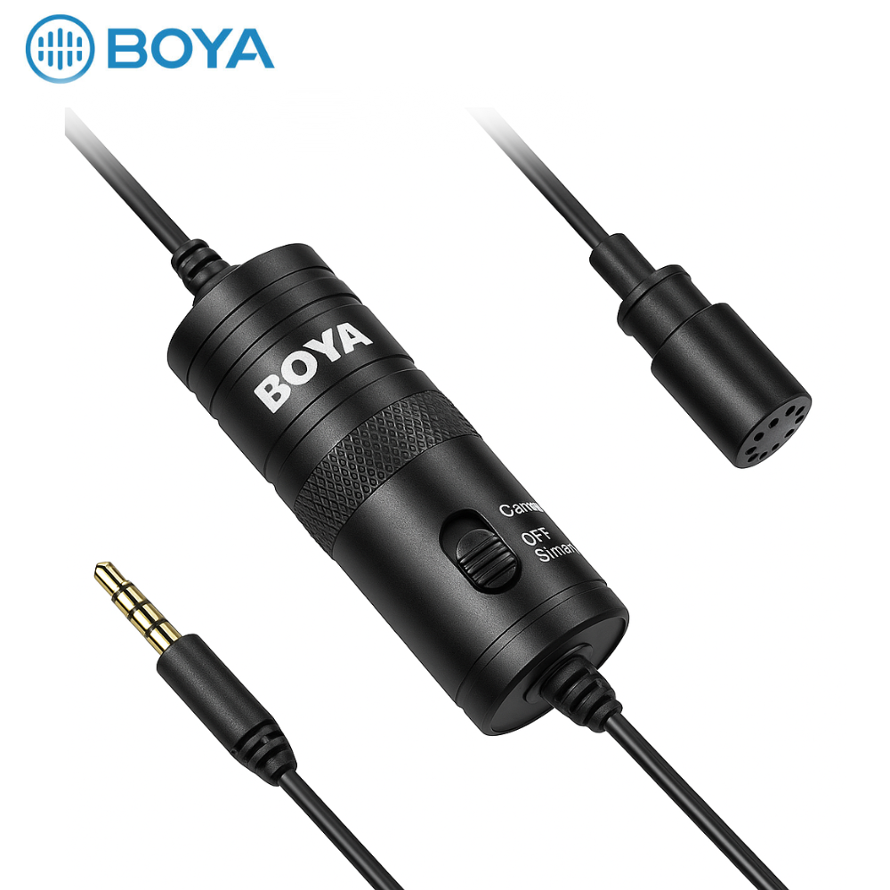 Microphone Cravate Boya BY-M1 Omnidirectionnel Universel