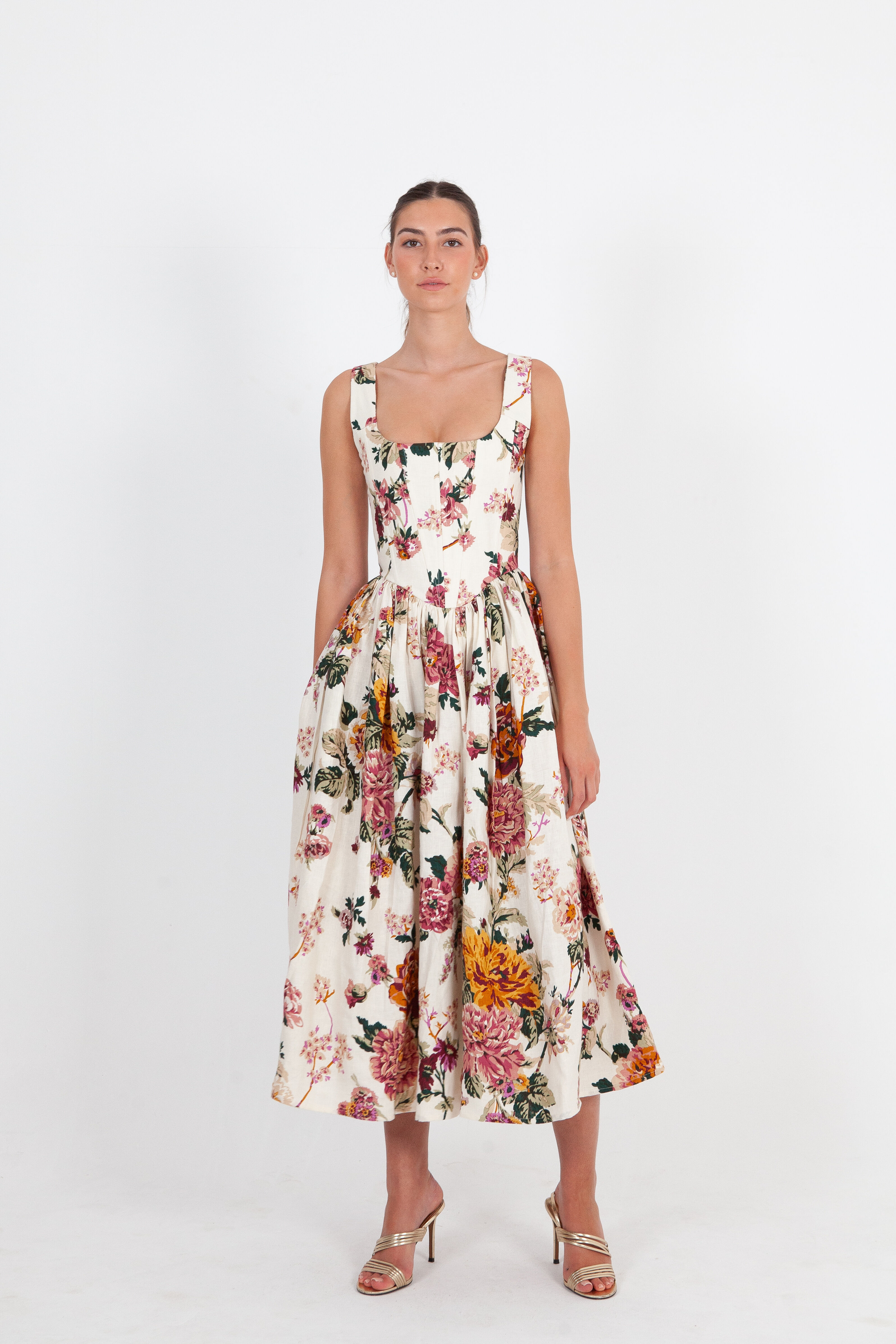  Robe Corset Fleuri