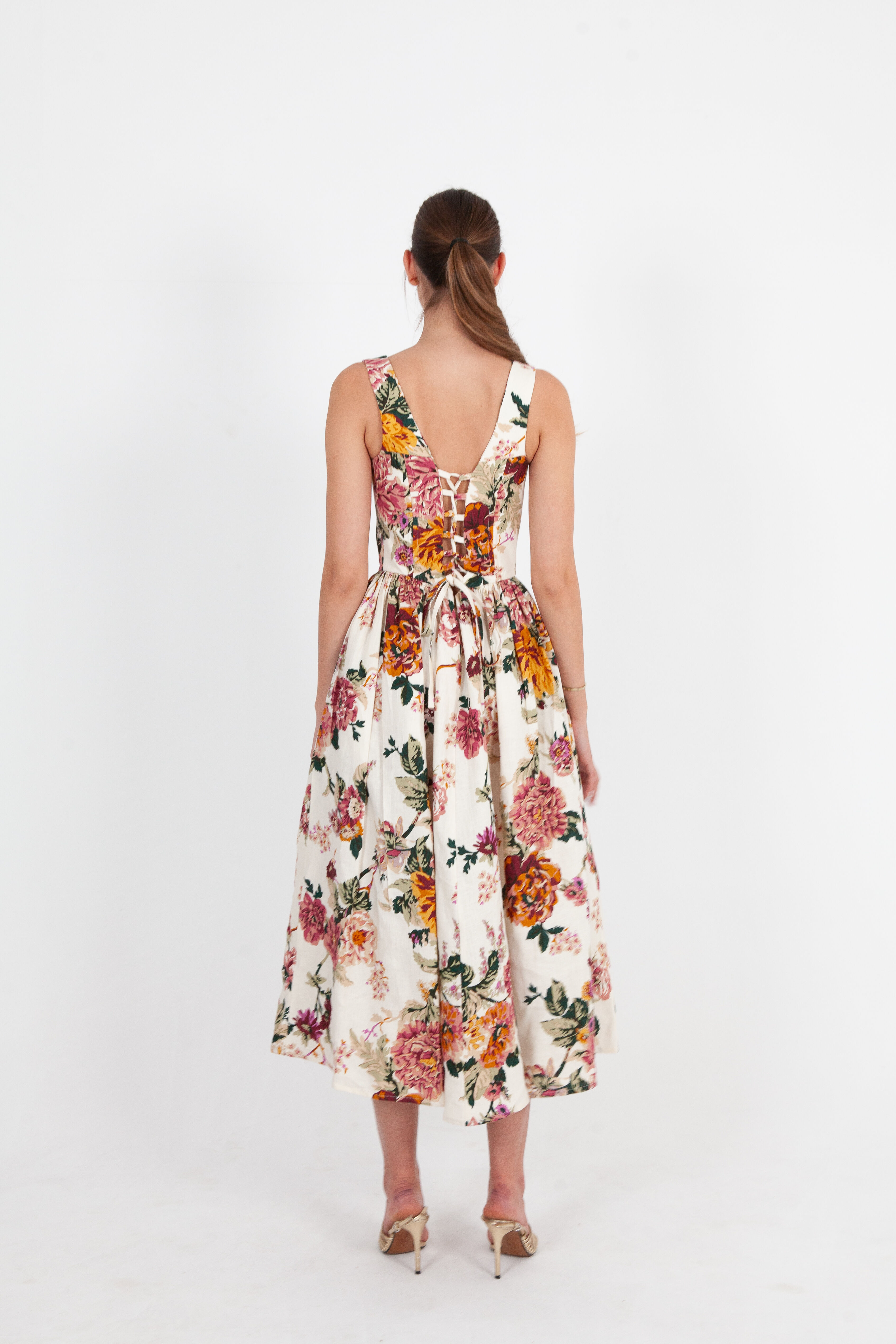 Robe Corset Fleuri