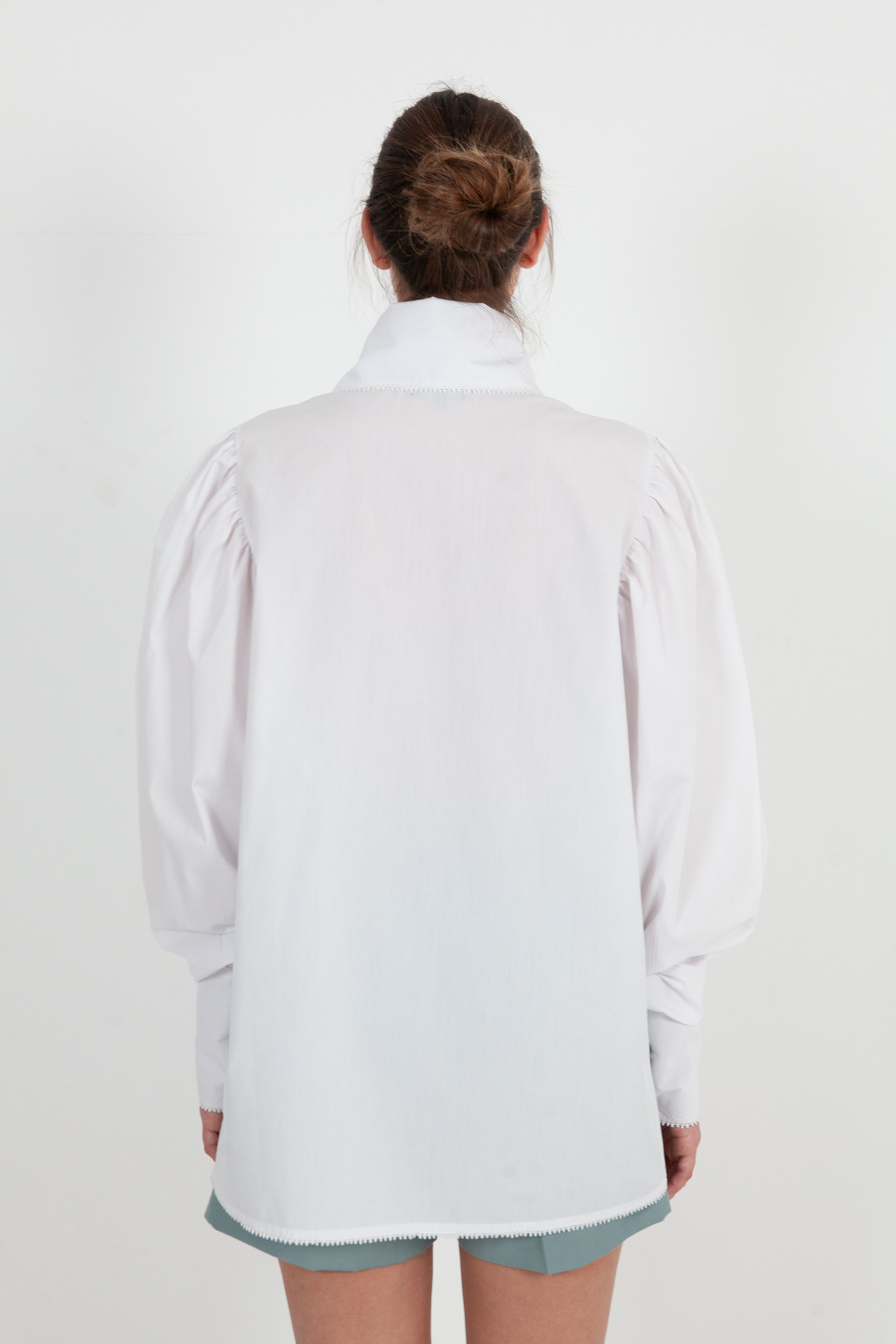 Chemise Oversize en Popeline de Coton