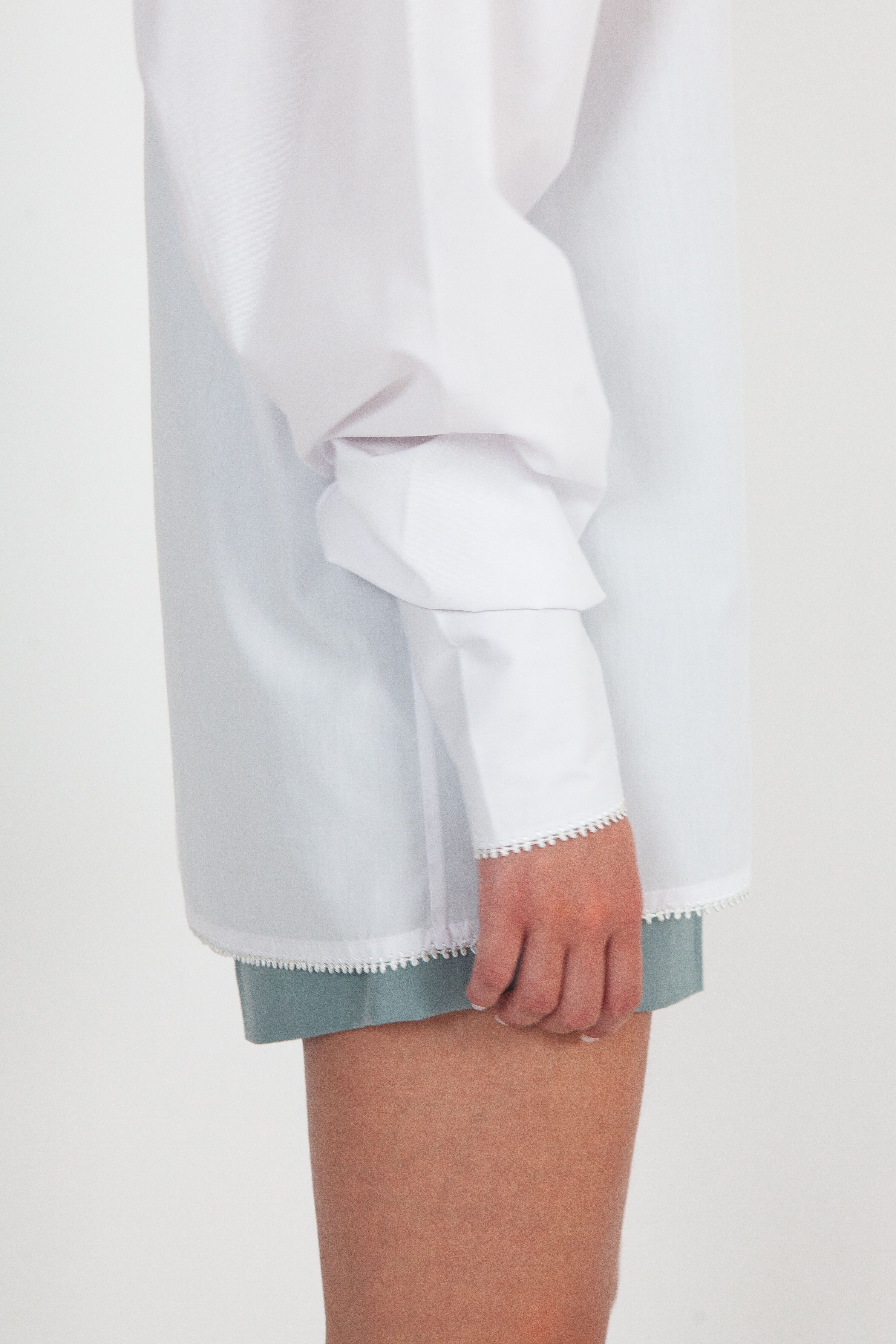 Chemise Oversize en Popeline de Coton thumbnail 3