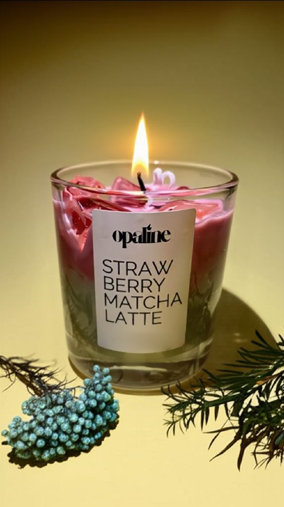 Bougie Strawberry Matcha