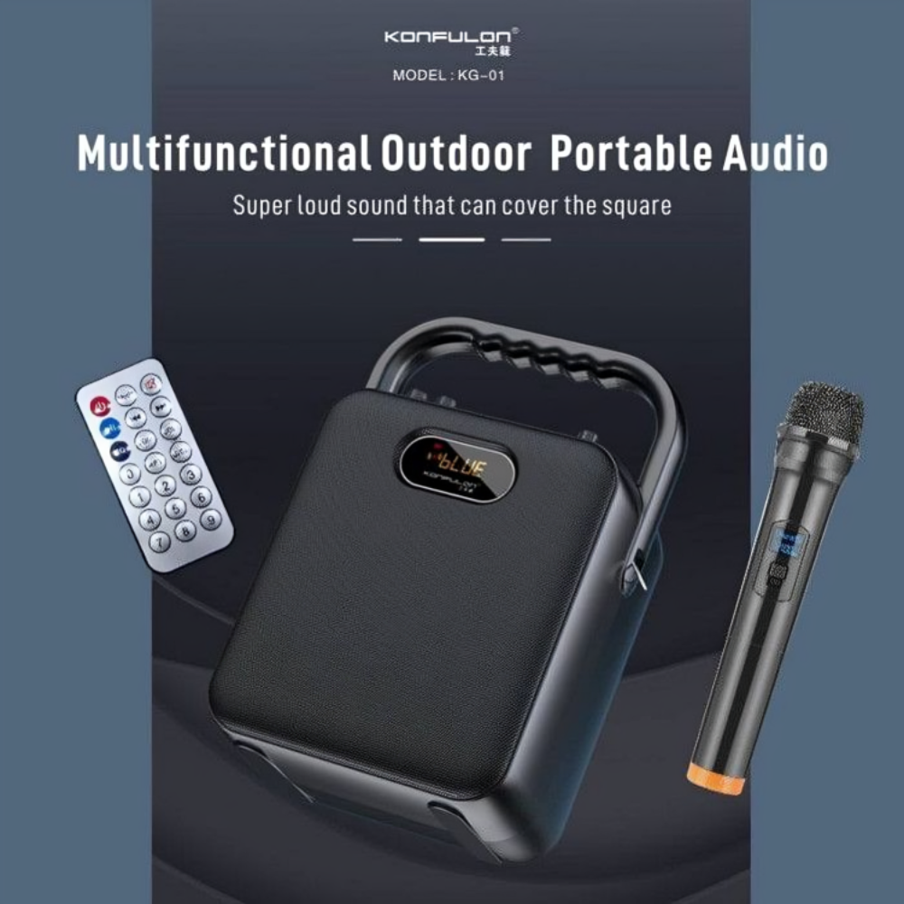 Haut-Parleur Konfulon avec Microphone Sans Fil – Bluetooth 5.0 thumbnail 6