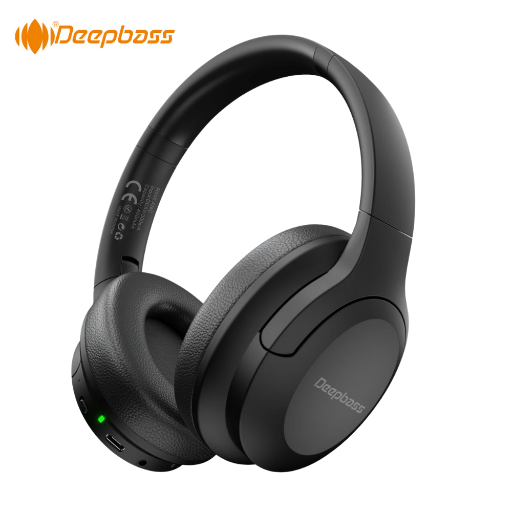 Casque Sans Fil Bluetooth 5.3 Avec Anc, Hi-fi Et Microphone Avec Anc, Hi-fi Et Microphone