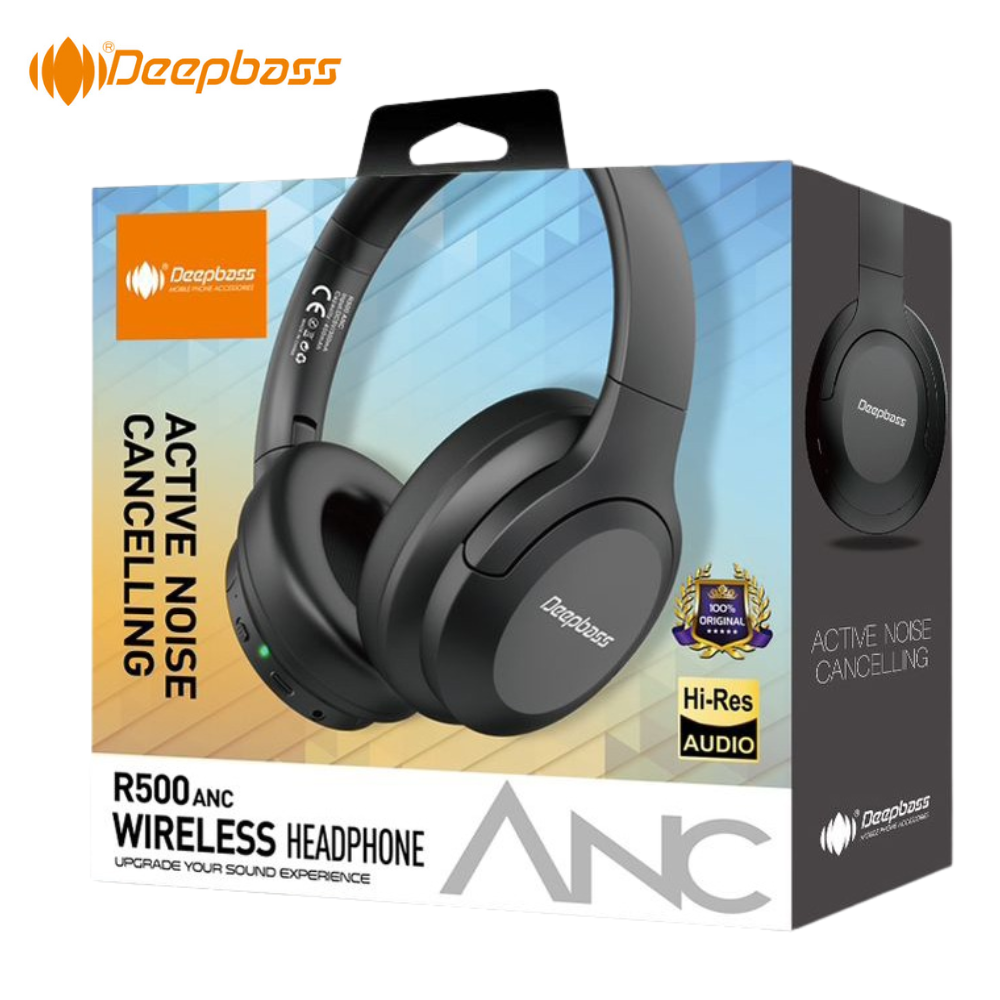 Casque Sans Fil Bluetooth 5.3 Avec Anc, Hi-fi Et Microphone Avec Anc, Hi-fi Et Microphone