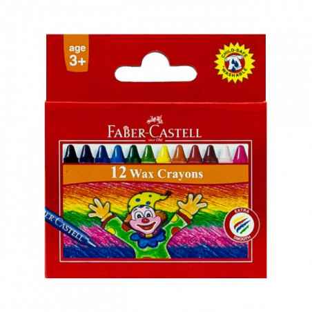Crayons de cire de 12 Mini Faber-Castell