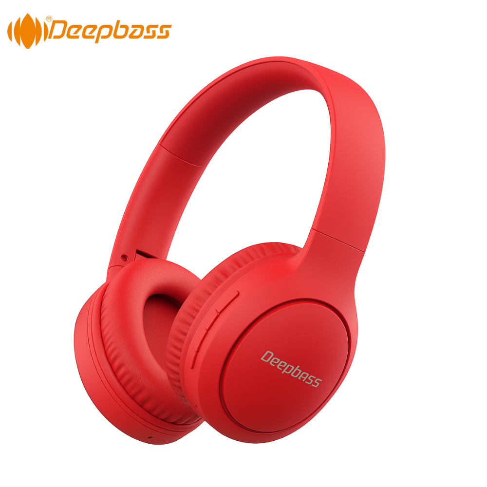 Casque – Bluetooth Sans Fil Rouge thumbnail 1