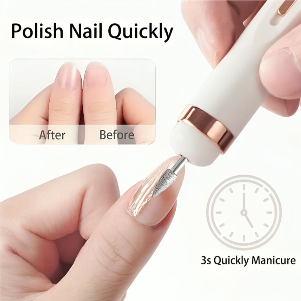 Set Manucure & Pédicure 5 en 1 – Lime Électrique Rechargeable Professionnelle et Portable thumbnail 4