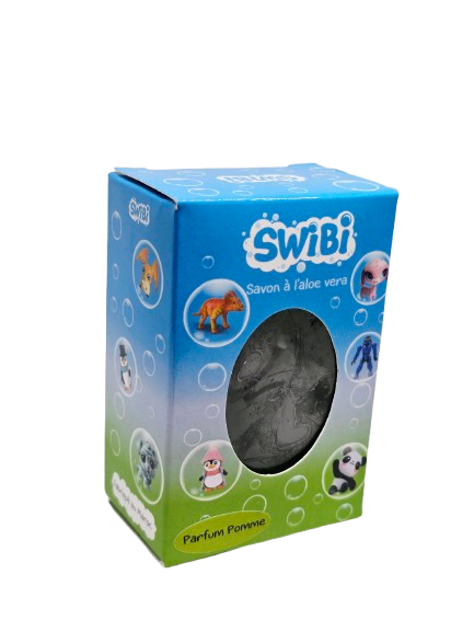 Savon SWIBI - Chat - Parfum Pomme thumbnail 3