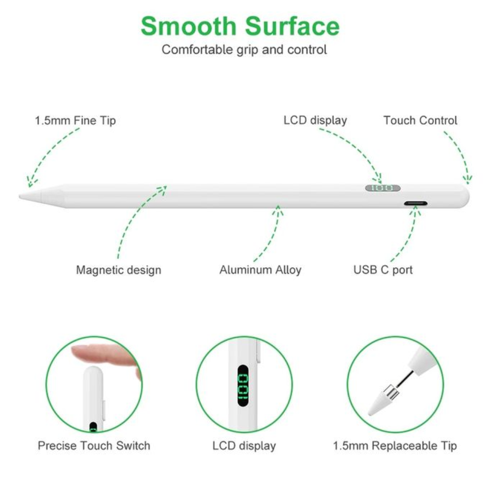 Stylet Universel Écran Capacitif – Ios, Android, Ipad Et Windows thumbnail 2