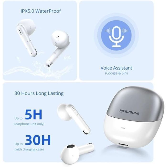 Ecouteur sans fil AIRFLY L1 BLANC thumbnail 4