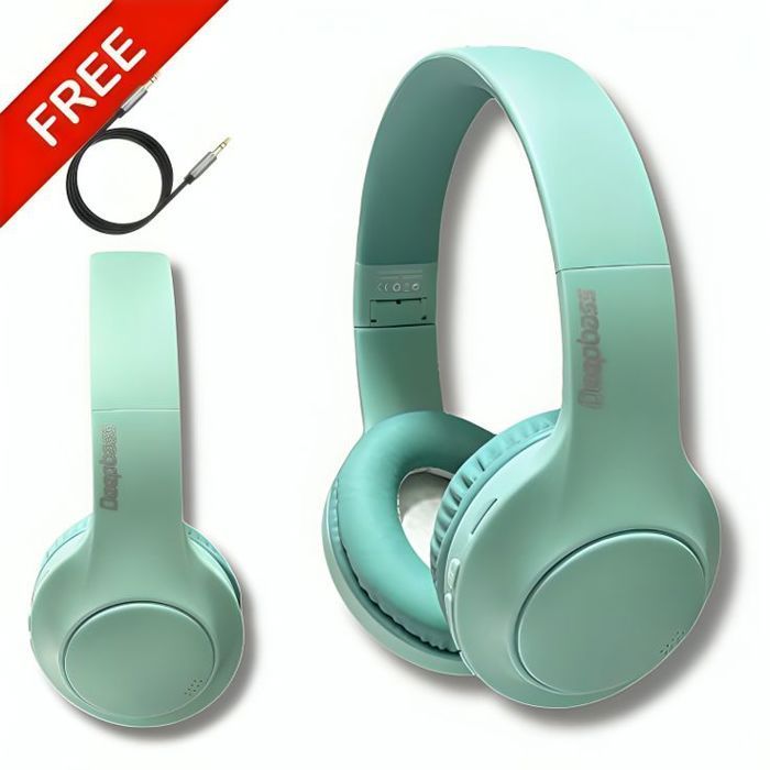 Casque Bluetooth R21 Original + Câble Auxiliaire Gratuit