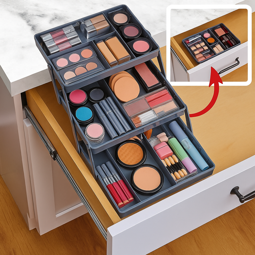 Rangement Multi-Niveaux – Idéal pour Bijoux, Cosmétiques, Cuisine et Bureau