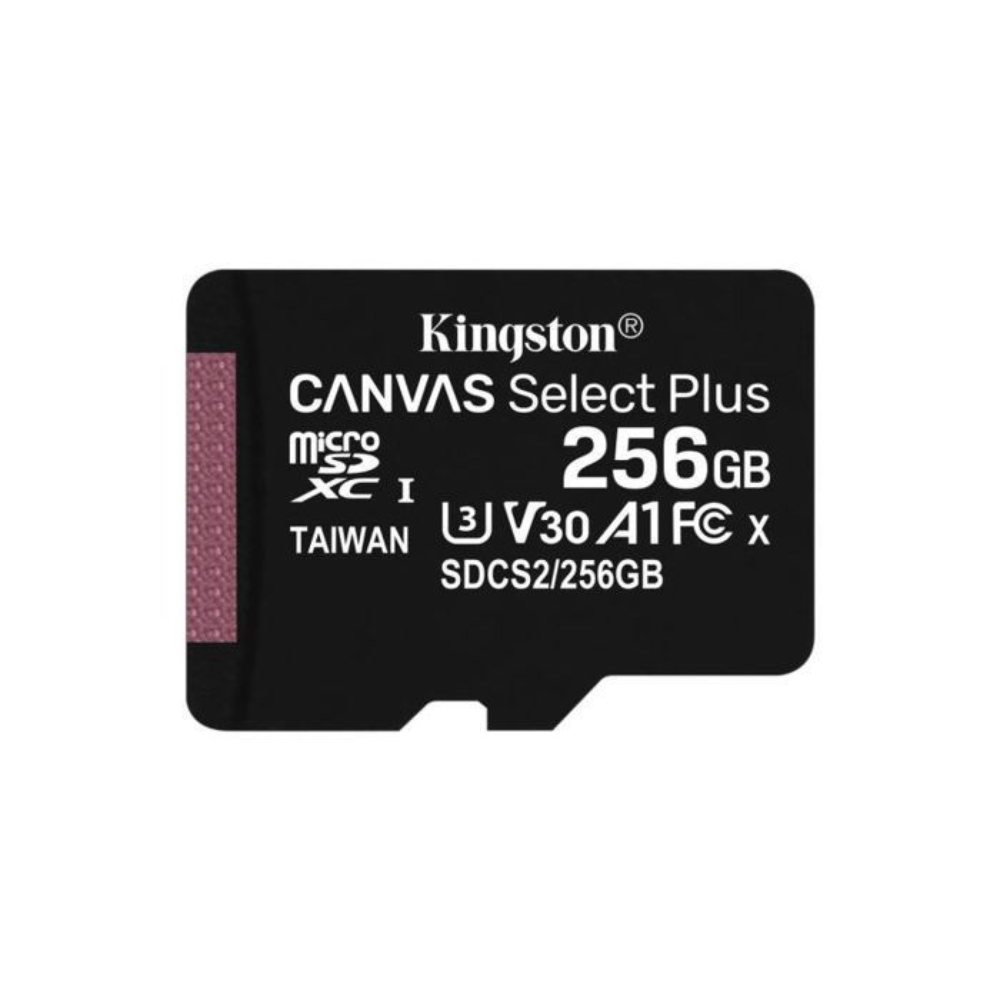 Microsd Carte Mémoire Kingston Canvas Select Plus 256 Go Original