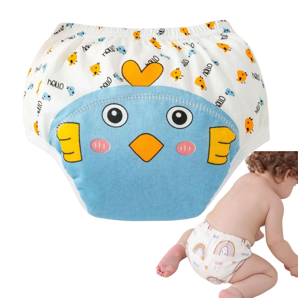 Culotte Dapprentissage Lavable – Motifs Animaux Adorables – Pour Enfant 5 Ans (110 Cm)