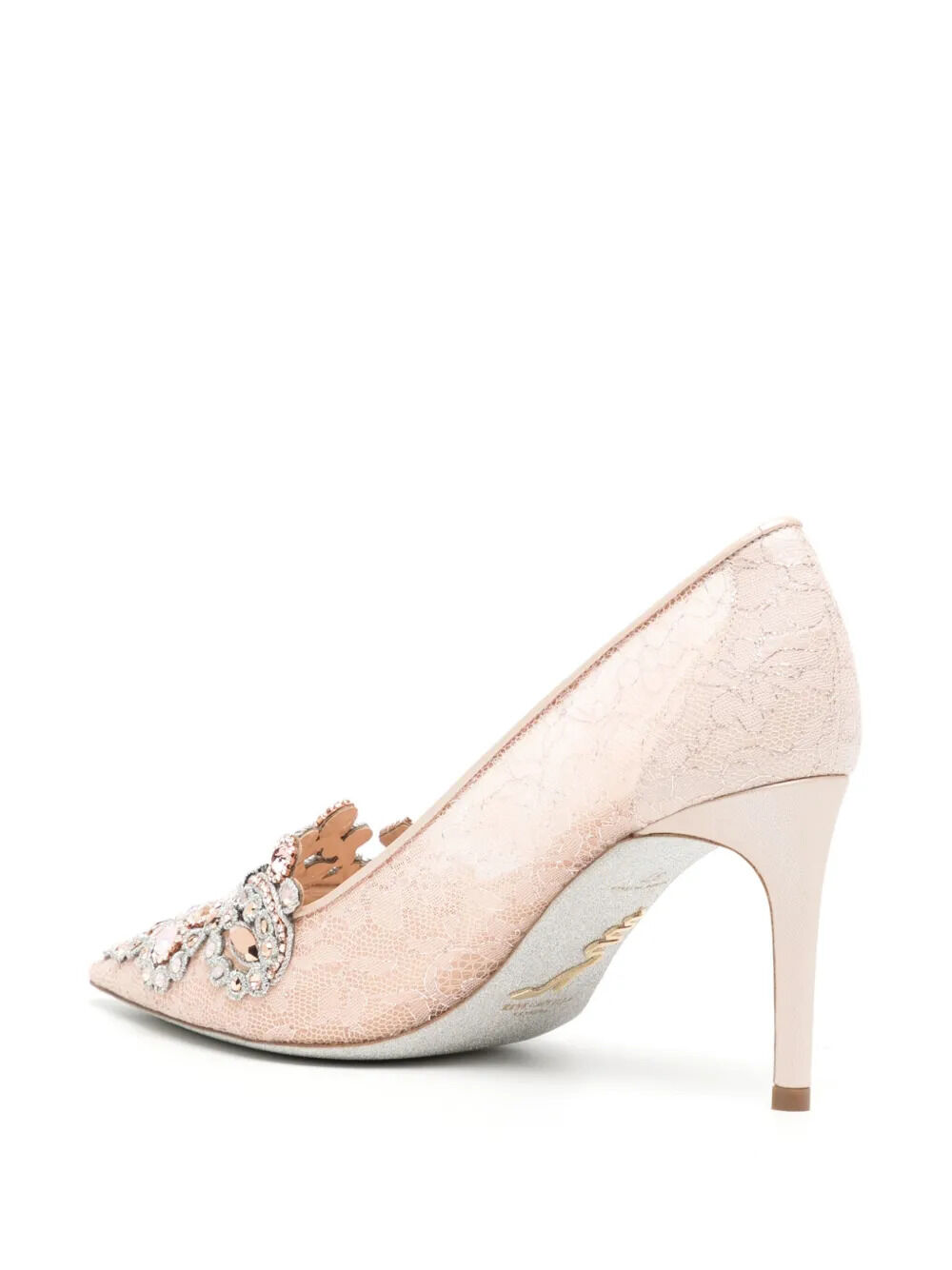 Escarpin à ornements en cristal 80 mm thumbnail 3