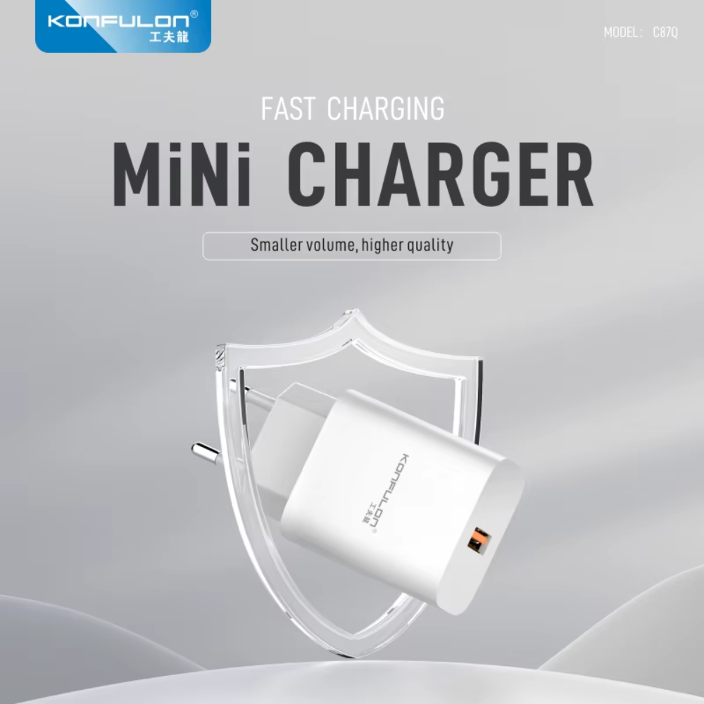 Chargeur Rapide 25W– C87Q avec Câble IPHONE