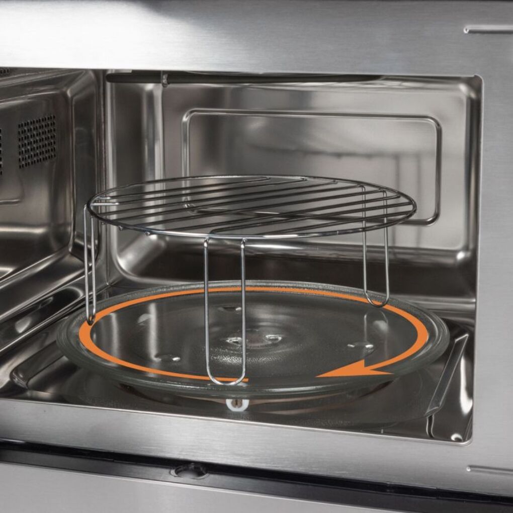 Micro-ondes encastrable inox 25L avec grill et convection, MWG 3001 HEB thumbnail 4