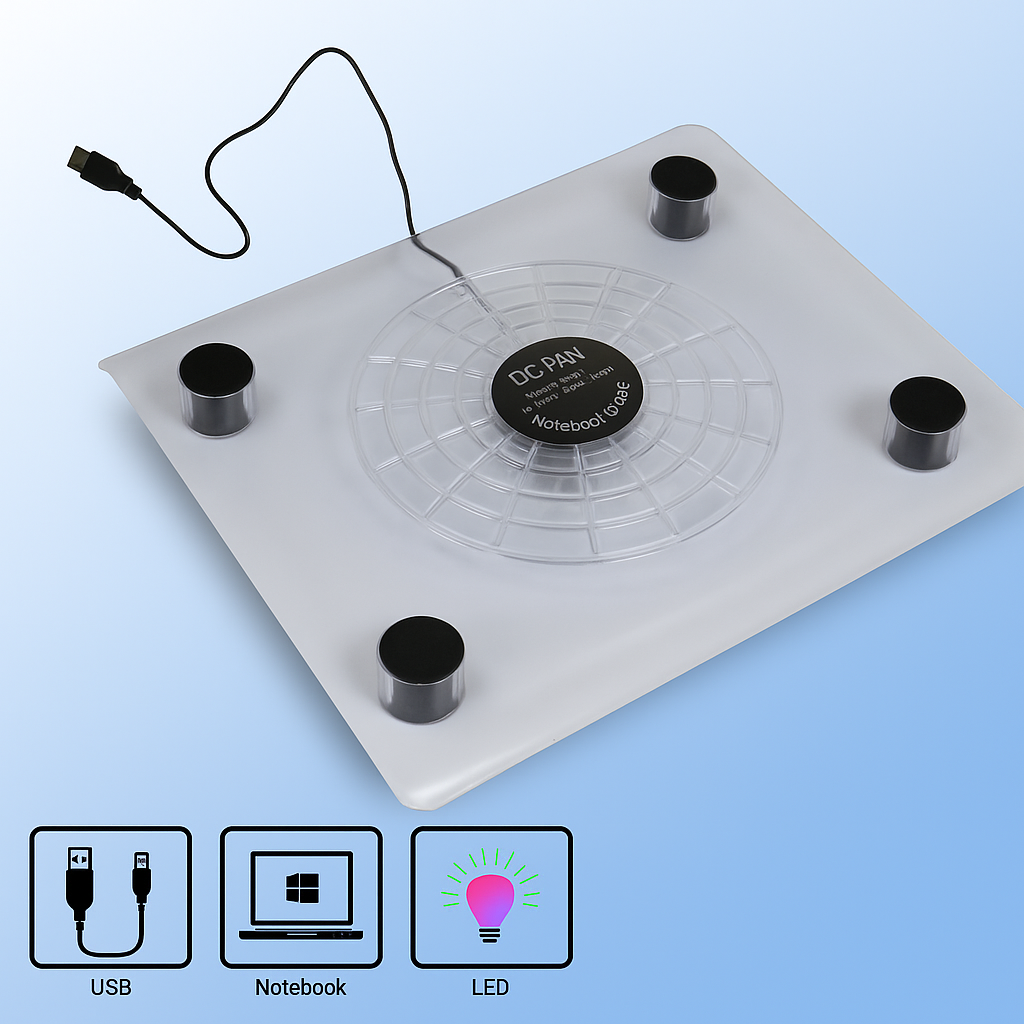 Support de Refroidissement Notebook 828 – Ventilation Puissante thumbnail 3