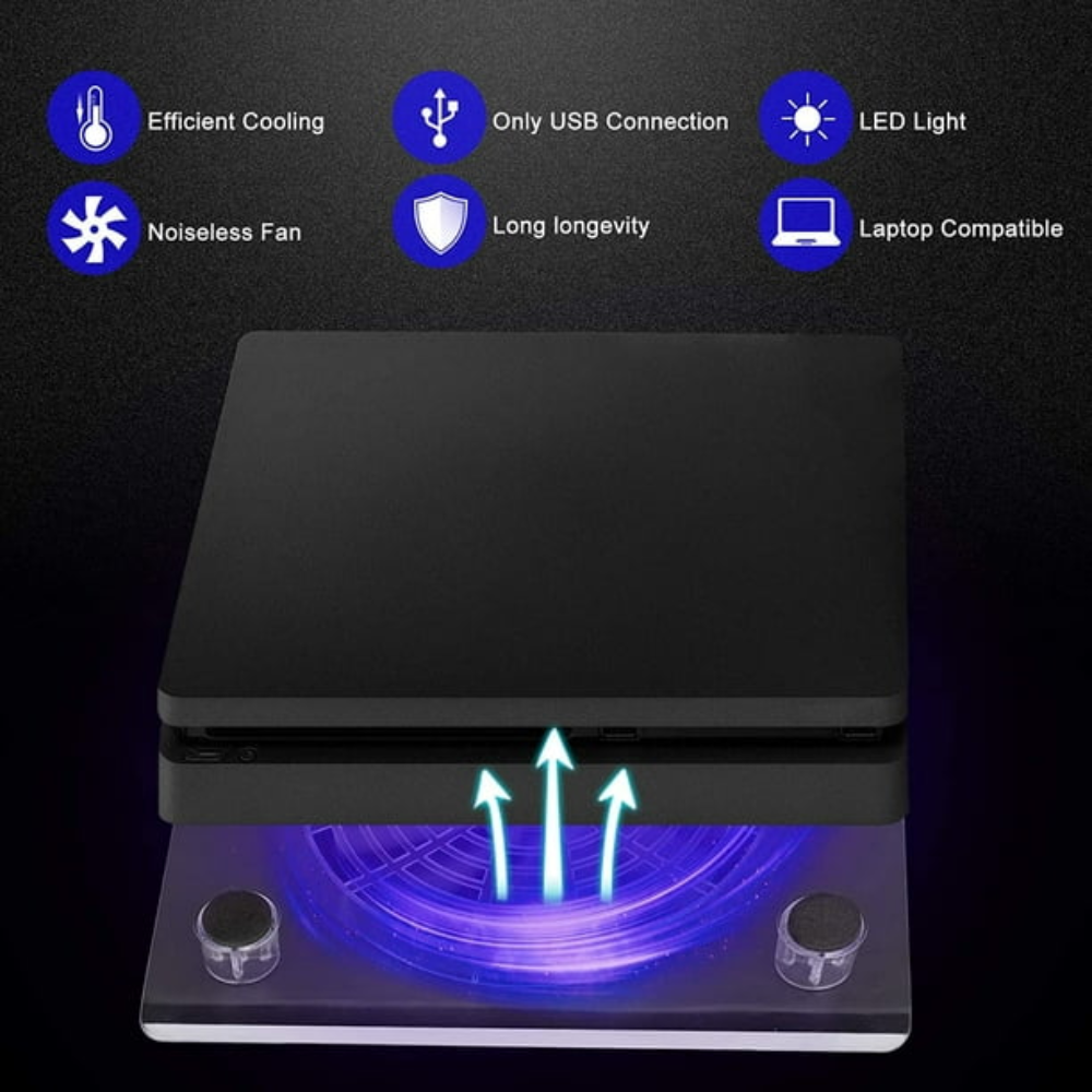 Support de Refroidissement Notebook 828 – Ventilation Puissante thumbnail 5