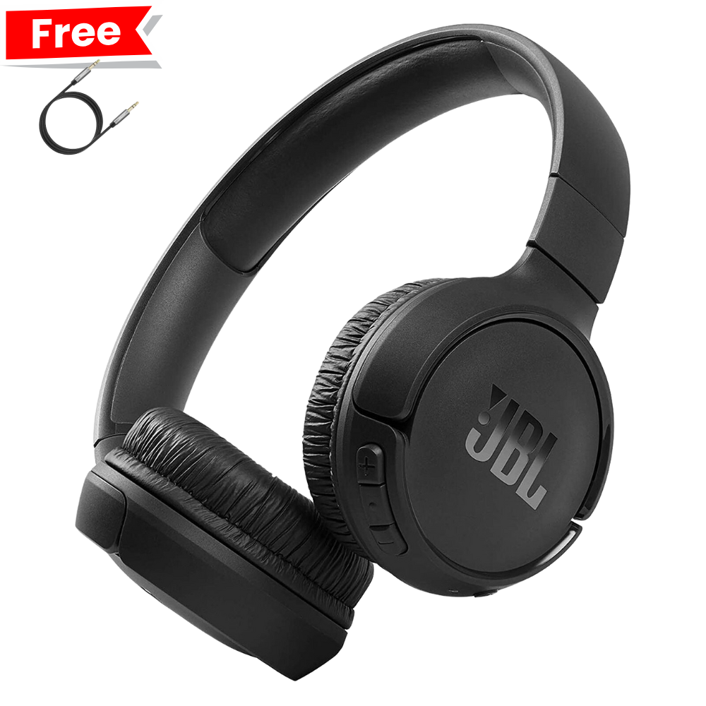 Casque JBL TUNE 520BT Bluetooth NOIR Original + Cable auxiliar Gratuit
