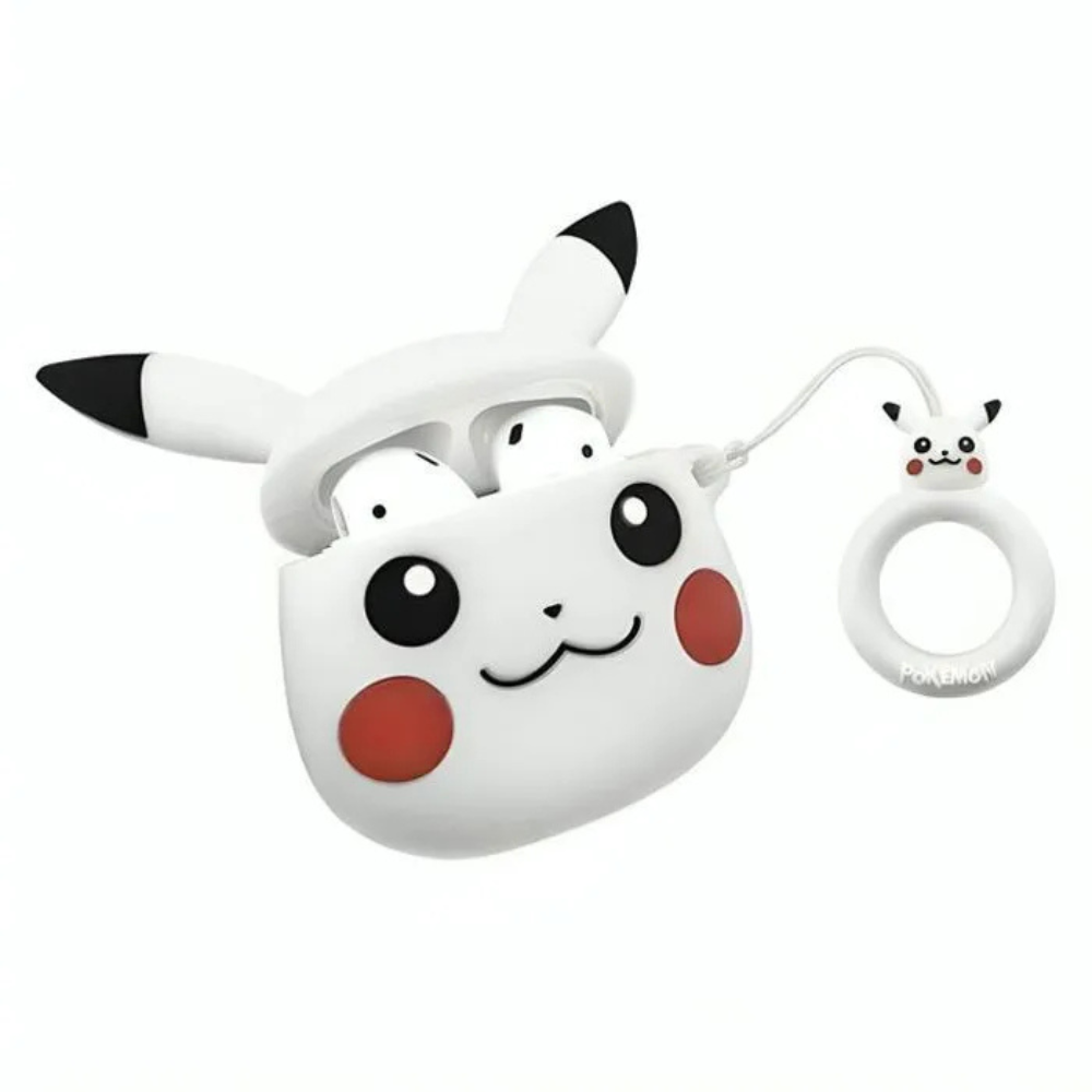 Boite de Protection en Silicone pour Ecouteurs Airpods PRO 1 / 2 / 3 GEN, style Pikachu