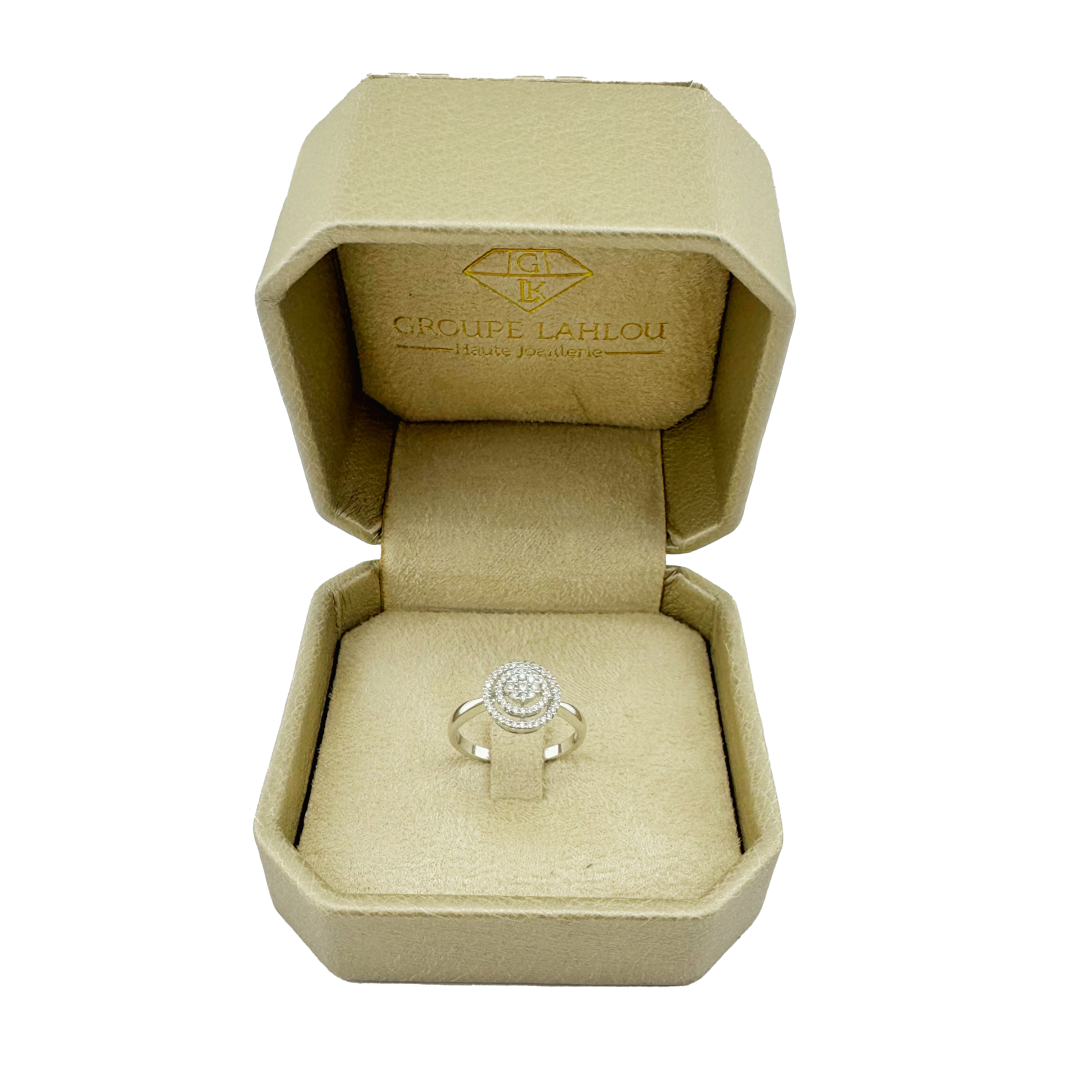 Bague Spirale en Or et Diamant