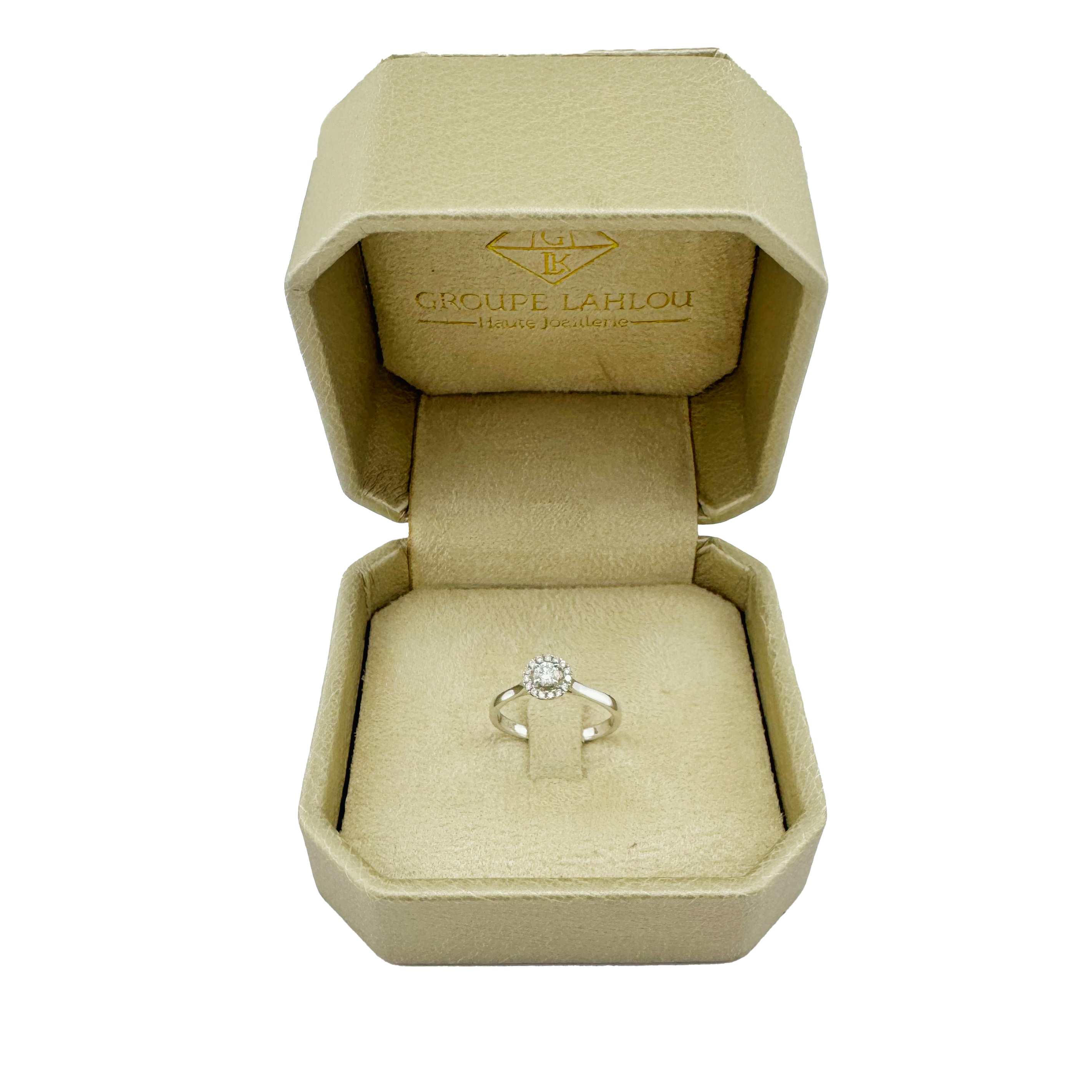 Bague Halo en Or et Diamant thumbnail 2