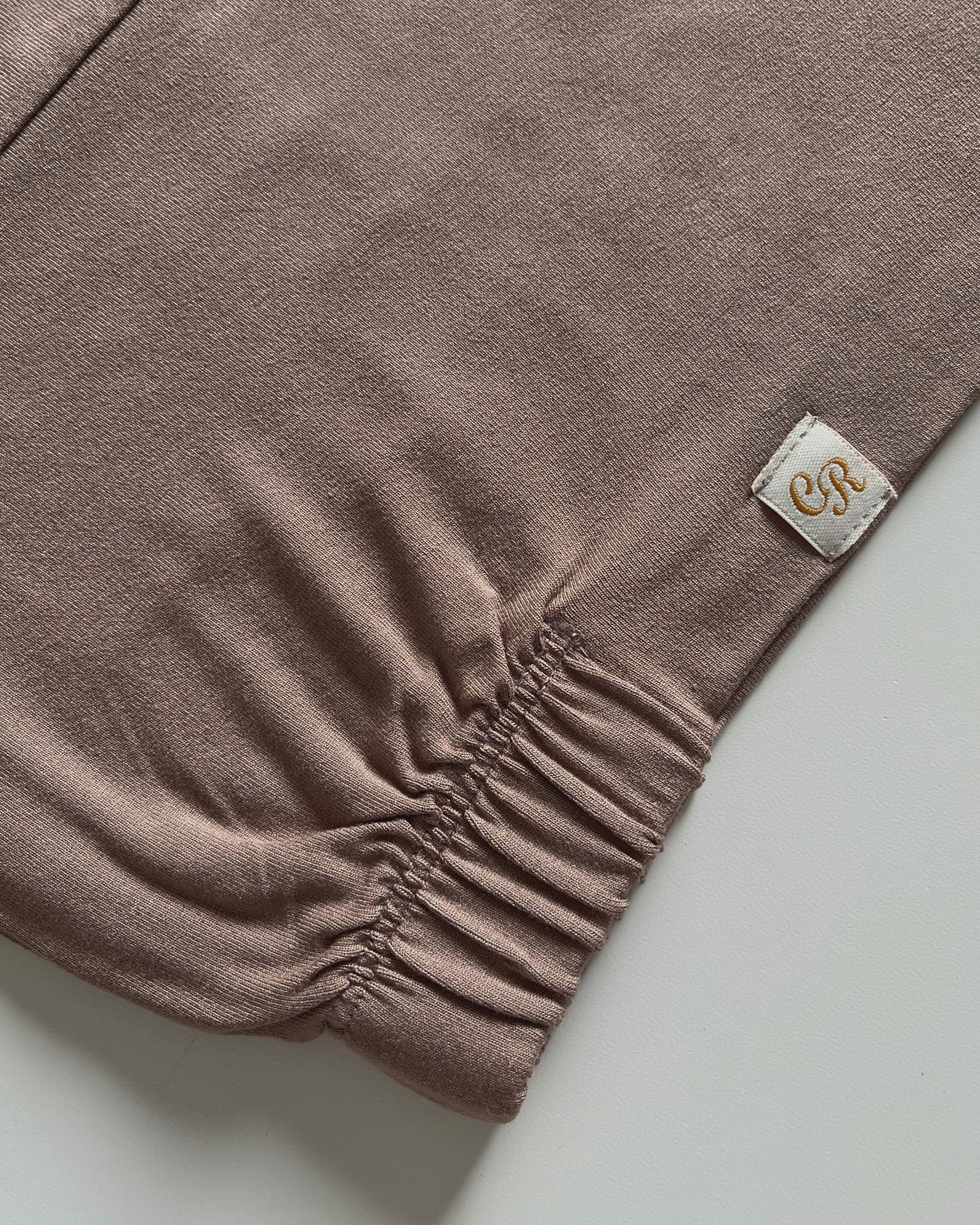 Bonnet en jersey organique - Driftwood