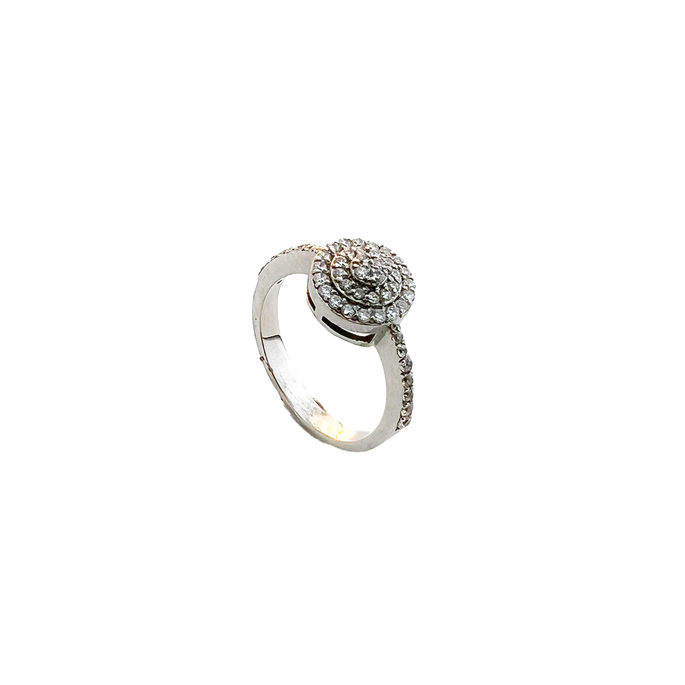 Bague Spirale Mariage en Or Blanc 18 Carats – Savoir-Faire et Originalité