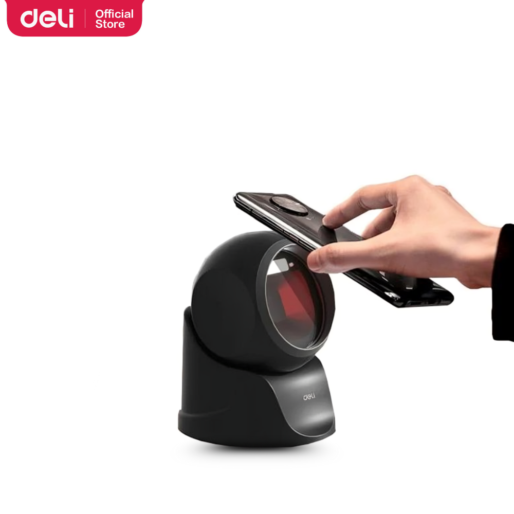 Scanner Deli S231 – Lecteur de Codes-Barres 1D & 2D Rapide et Omnidirectionnel