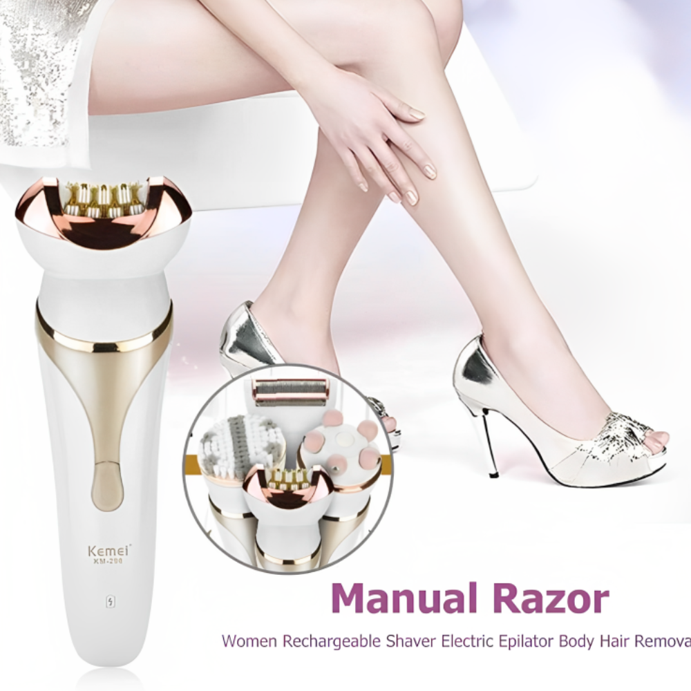 Rasoir Féminin Rechargeable – Épilateur Corps & Zones Sensibles
