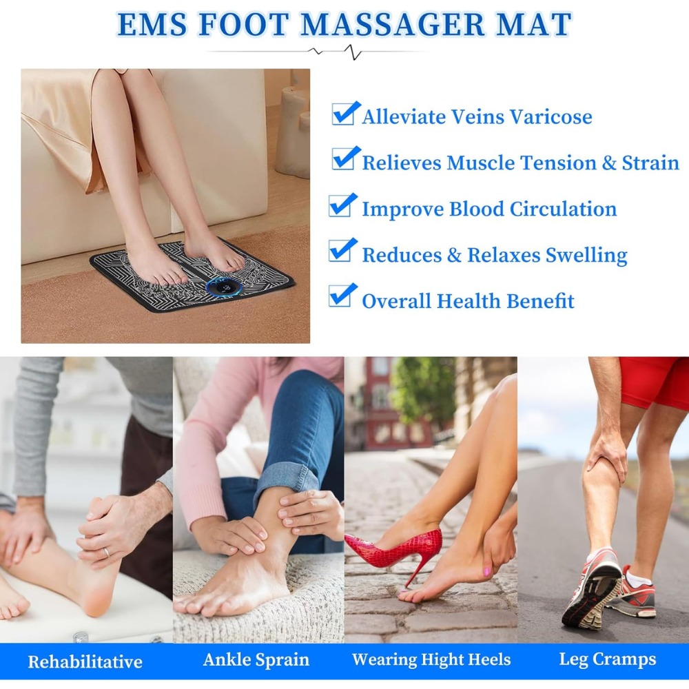 Masseur De Pieds Intelligent Ems – Relaxation, Circulation Et Bien-etre thumbnail 3
