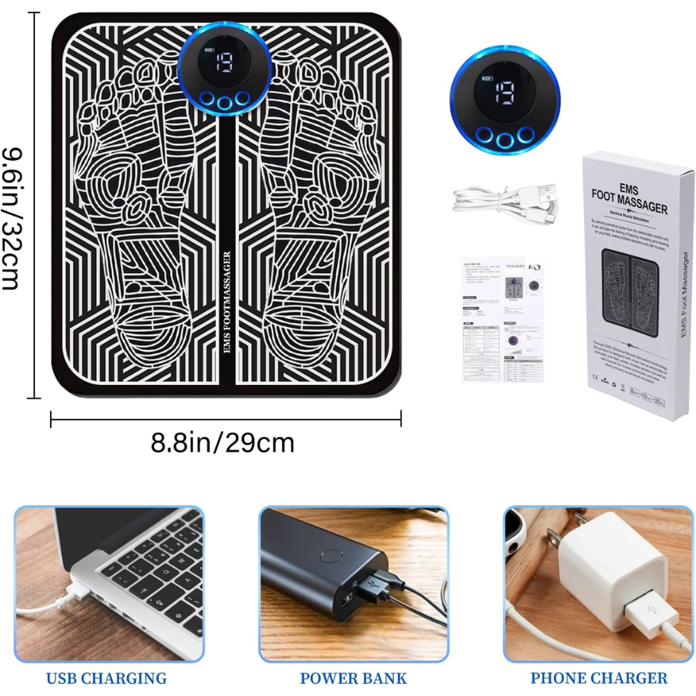 Masseur De Pieds Intelligent Ems – Relaxation, Circulation Et Bien-etre thumbnail 4