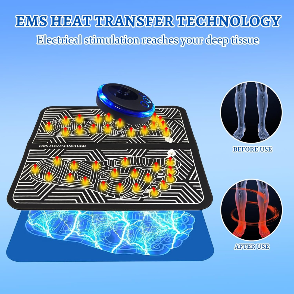 Masseur De Pieds Intelligent Ems – Relaxation, Circulation Et Bien-etre thumbnail 7