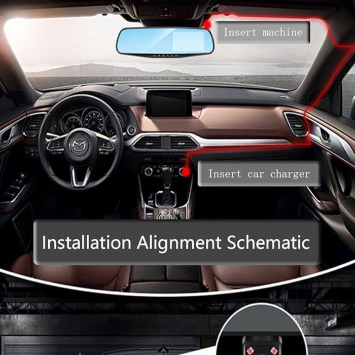 Caméra Dashcam Intelligente Hd 1080p – Vision Nocturne & Recul Assisté, Sécurité Ultime En Voiture thumbnail 3