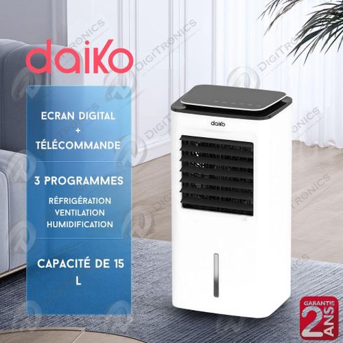Ventilateur Air Cooler 3 en 1, 15L, Écran Tactile, Télécommande