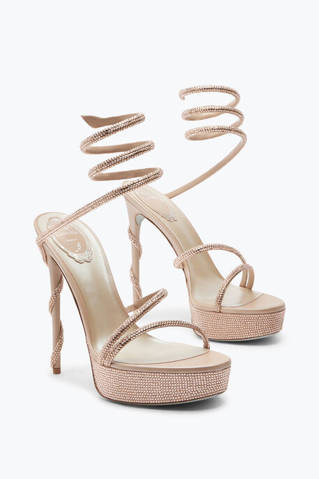 MARGOT CRYSTAL  PLATFORM SANDAL
