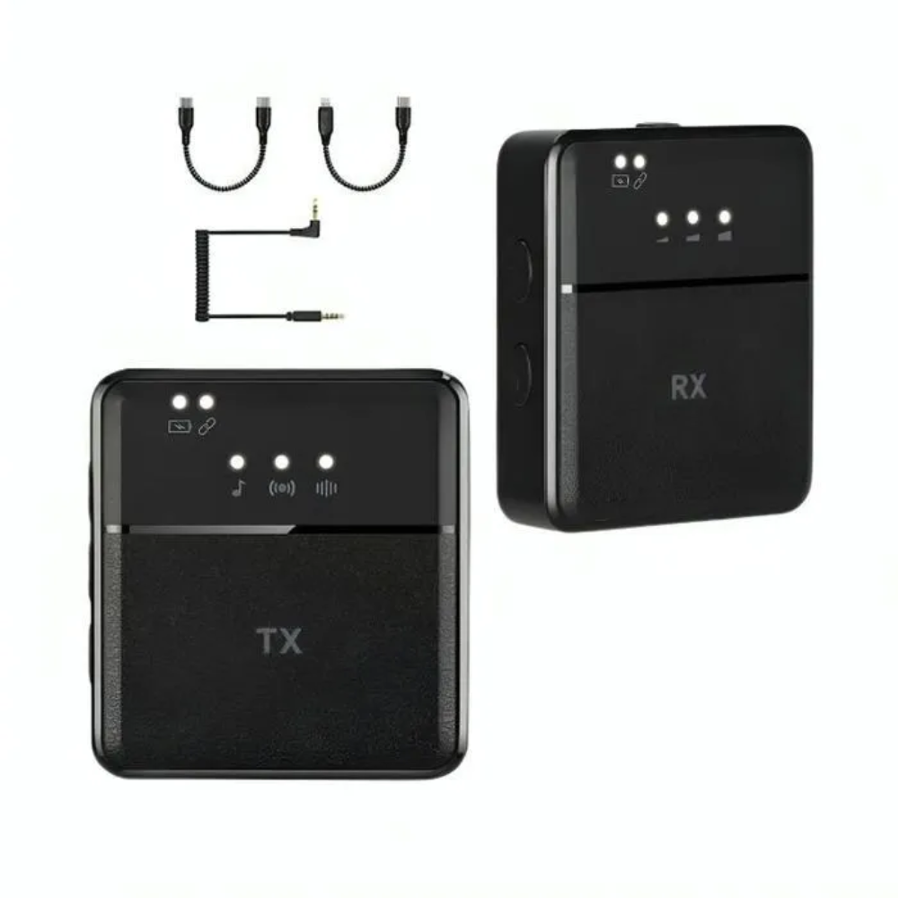Microphone sans fil 2 en 1 à double suppression du bruit SX9 Compatible avec Smartphones Android et iPhone Type-c