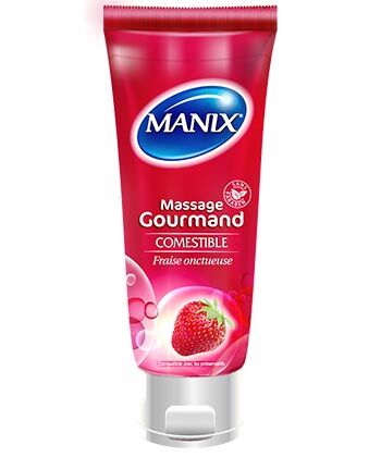 Massage Gourmand Fraise 200ml
